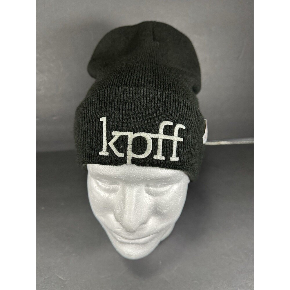 Carhartt x KPFF Engineering Beanie Hat Black Cuffed Knit Watch Cap One Size 2022